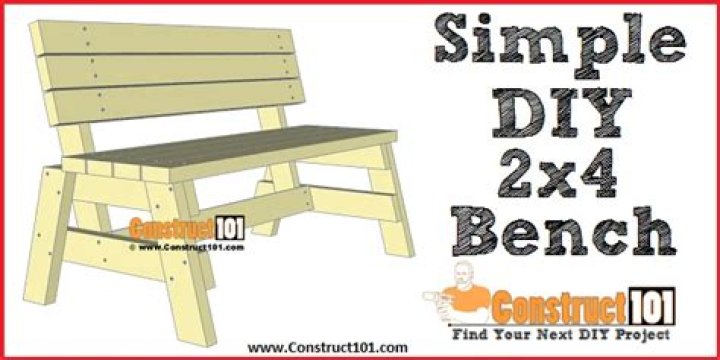 Simple 2x4 Bench Plans PDF – Easy DIY Wood Project