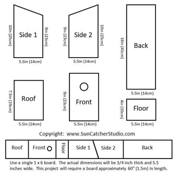 Simple Birdhouse Plans PDF for Easy DIY
