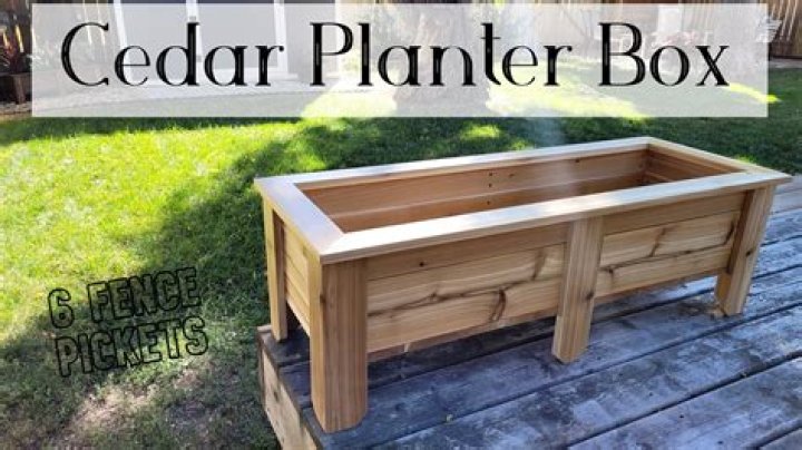 Simple Cedar Planter Box Plans PDF – Easy DIY Garden Project