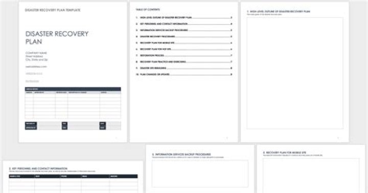 Simple Disaster Recovery Plan Example PDF: Easy Steps to Protect Your Data