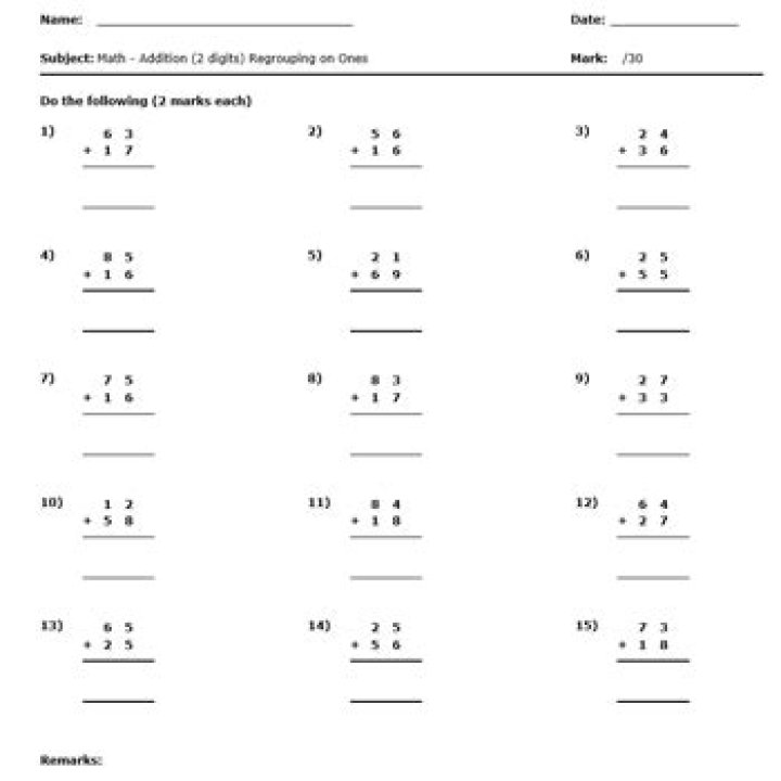 Singapore Primary 4 Maths Worksheets PDF – Download Free Printable PDFs