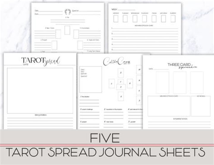 Free Single Card Spread Tarot Worksheet PDF – Instant Download