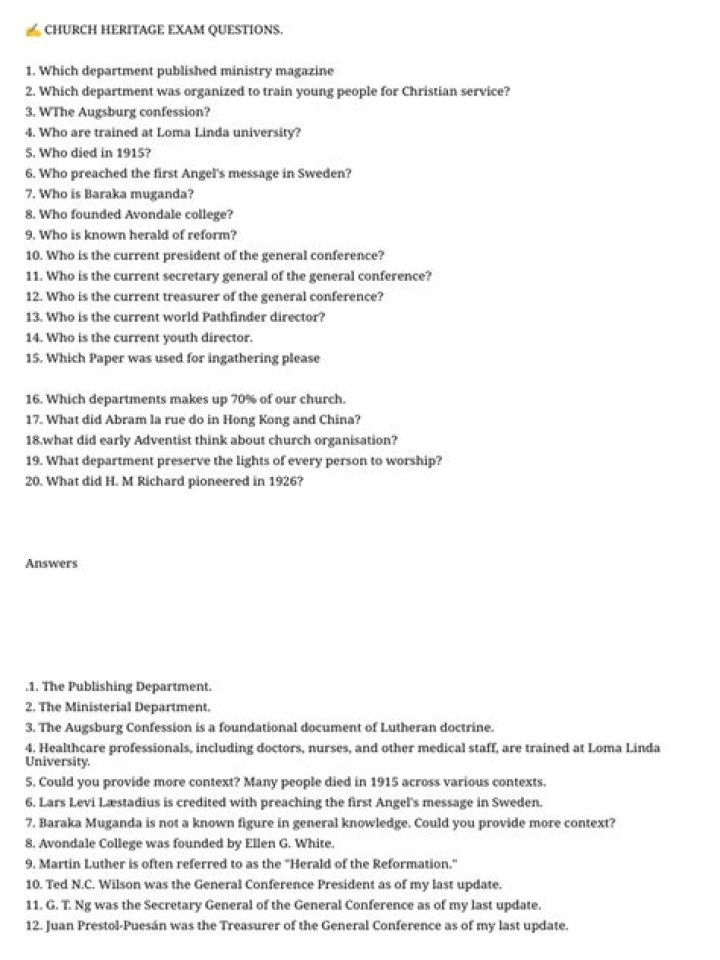 Sir Roger’s Church Questions and Answers PDF: Expert Answers to Common Congregational Queries