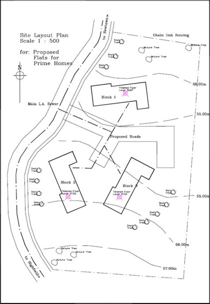 Download Professional Site Layout Plan Drawing PDF