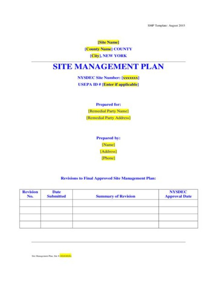 Site Management Plan PDF: Essential Guide for Effective Operations