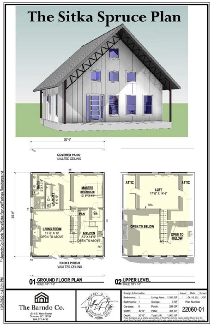 Sitka Floor Plan PDF for Homeowners & Builders