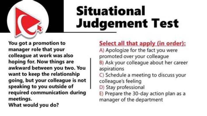 Free Situational Judgement Test Sample Questions and Answers PDF