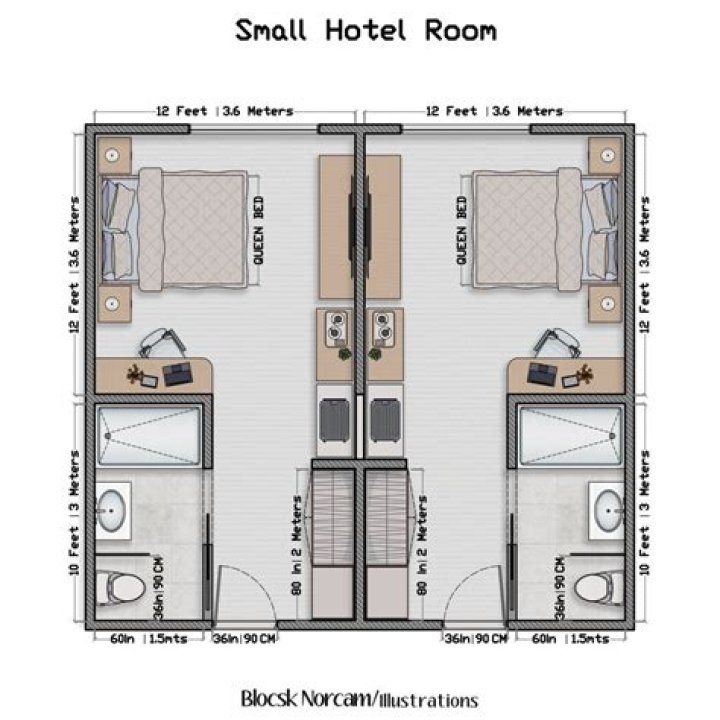 Small 20-Room Hotel Building Plans PDF for Quick Construction