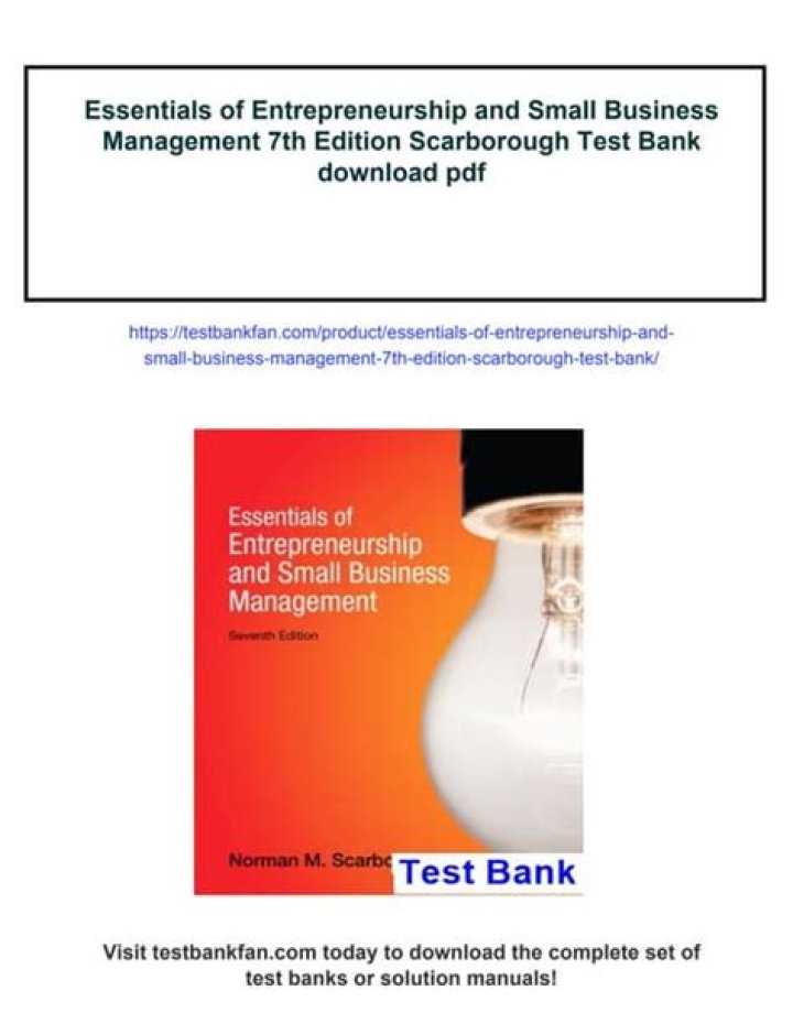 Small Business Management 7th Edition PDF: Expert Guide for Entrepreneurs