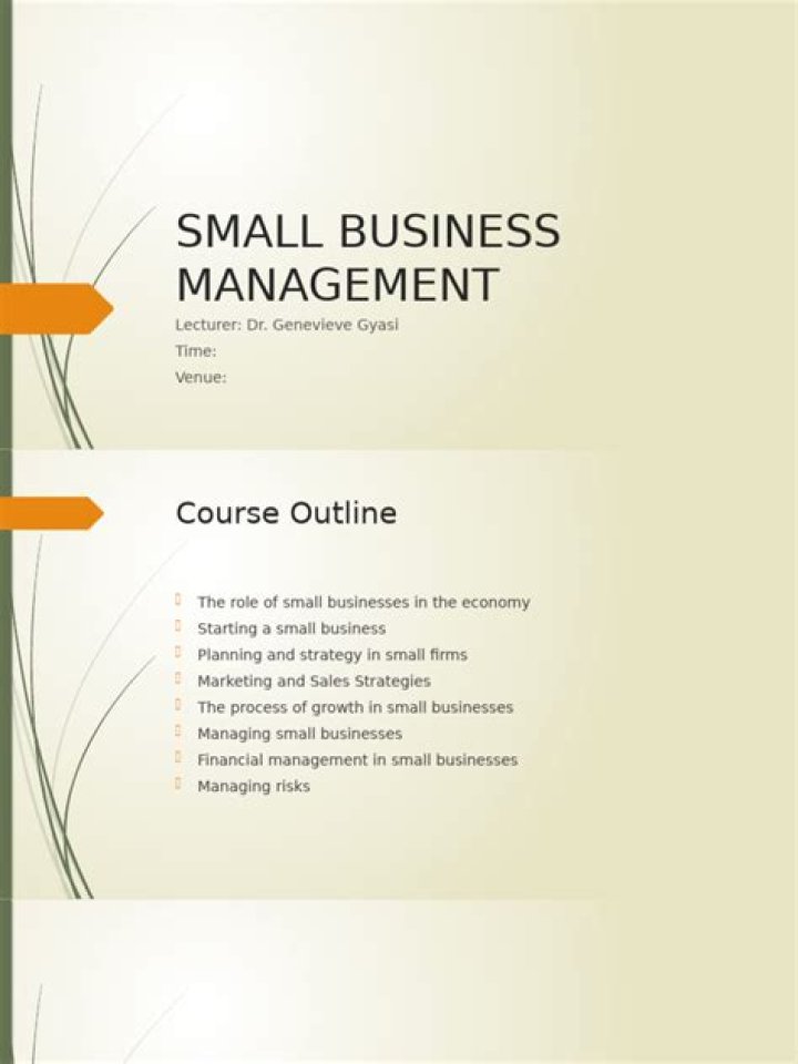 Small Business Management PDF: Master Your Startup Efficiently