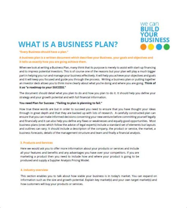 Small Business Plan Example PDF for Starting Your Venture
