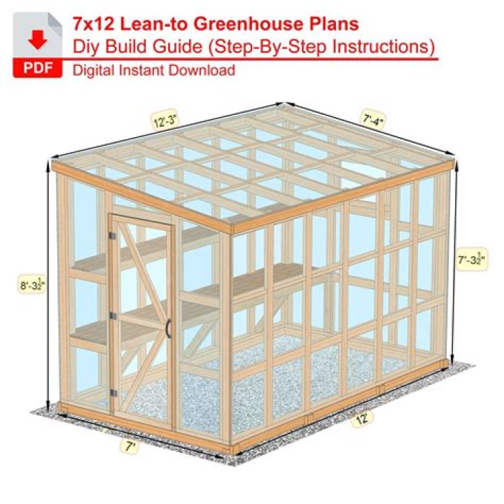 Small Lean-to Greenhouse Plans PDF – Easy DIY Gardening Guide