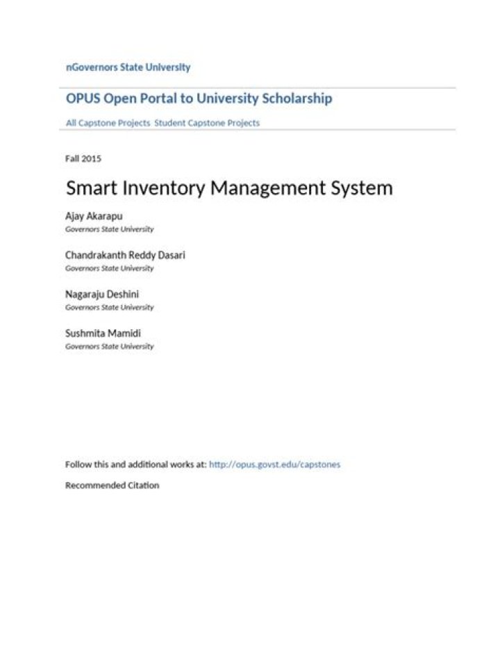 Smart Inventory Management System PDF: Optimize Stock with AI-Powered Tracking