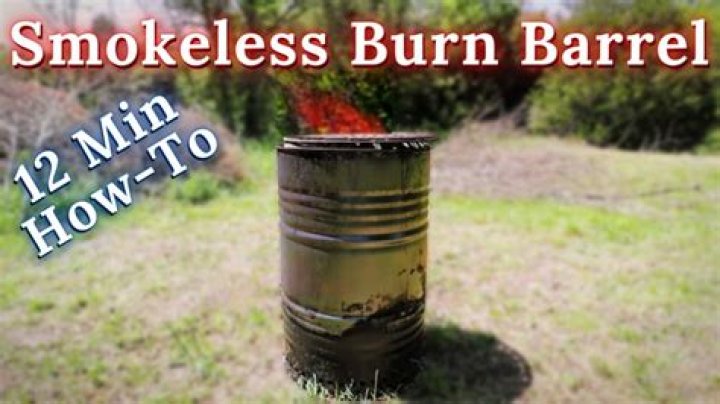 Smokeless Burn Barrel Plans PDF for Safe Outdoor Burning