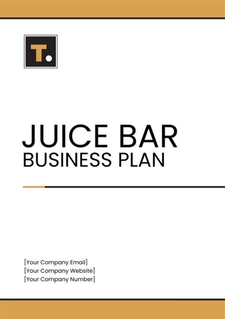 Smoothie & Juice Bar Business Plan PDF – Complete Startup Guide