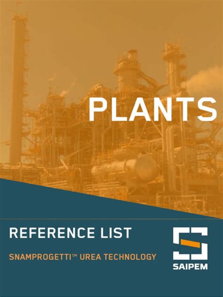 Snamprogetti Urea Reference List PDF – Download Complete Data