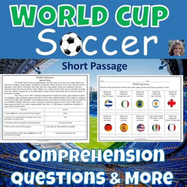 Soccer Reading Comprehension Worksheets PDF for Kids & Teachers
