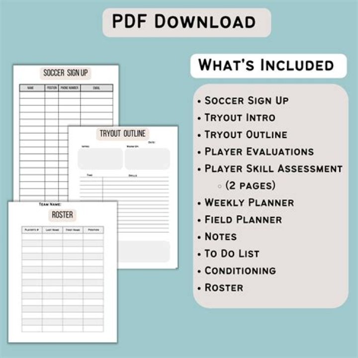 Essential Soccer Tryout Plan PDF – Secure Your Spot Today