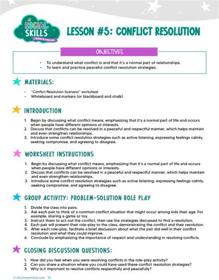 Social-Emotional Learning Lesson Plans PDF: Ready-to-Use Classroom Resources