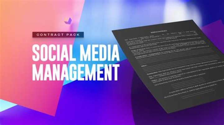 Social Media Management Agreement PDF – Legally Binding & Easy to Manage