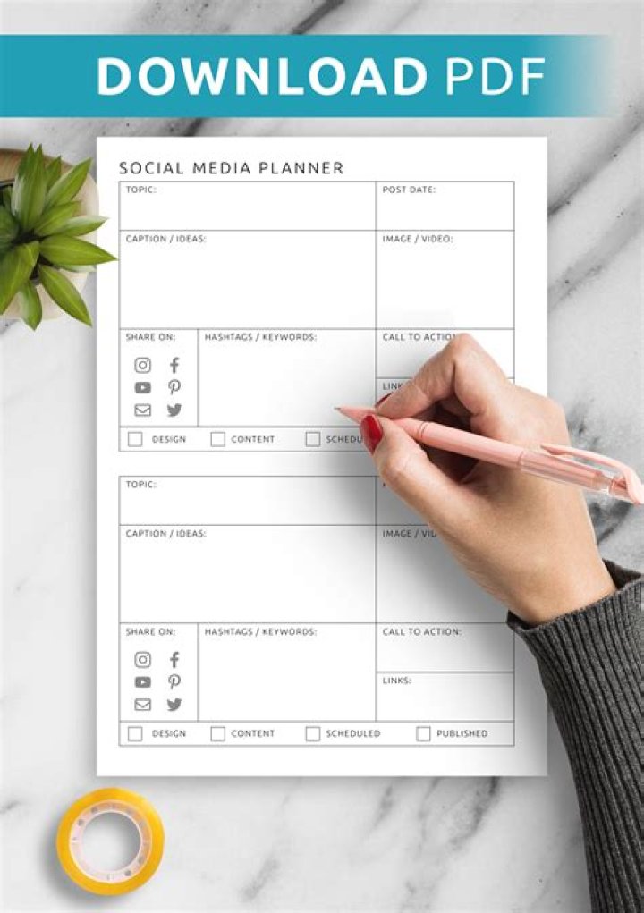 Free Social Media Plan Template PDF – Easily Boost Your Online Growth