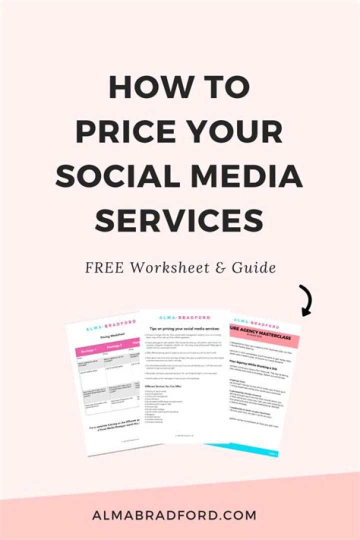 Social Media Pricing Sheet PDF – Free Download & Full Breakdown
