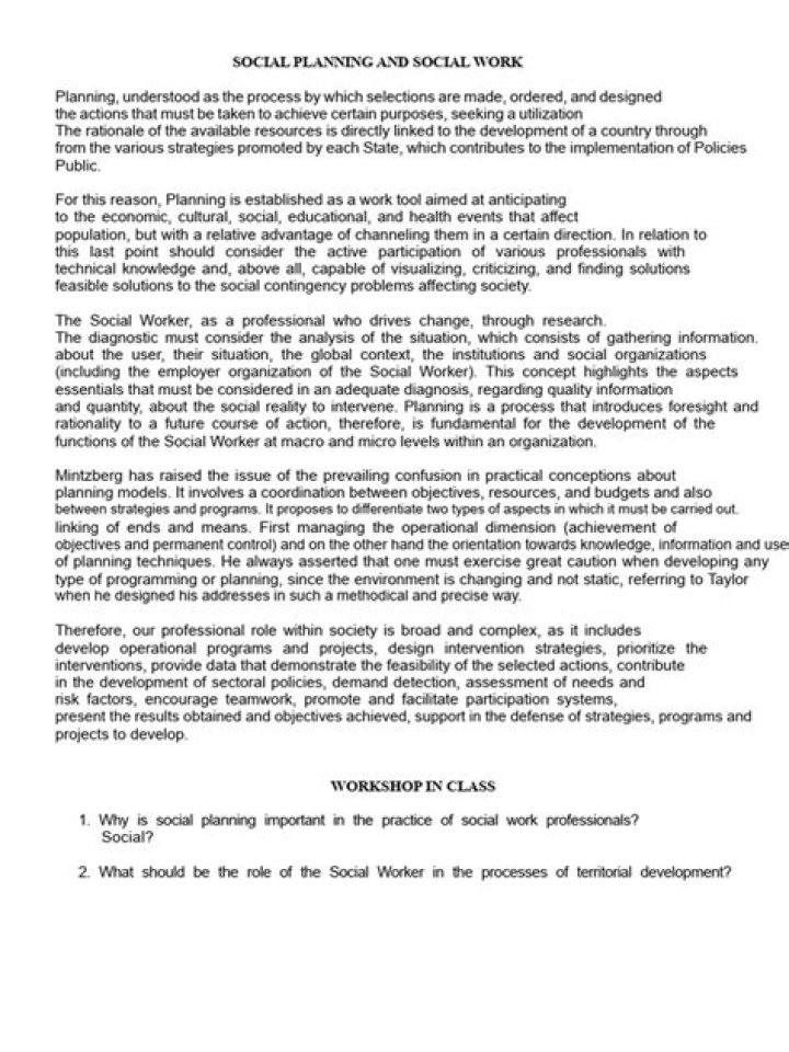 Social Planning in Social Work: Essential PDF Guide