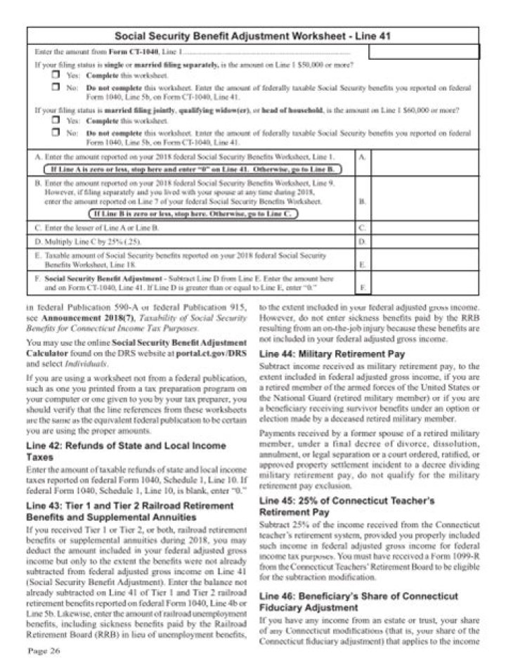 Social Security Benefits Worksheet 2024: Free PDF Download
