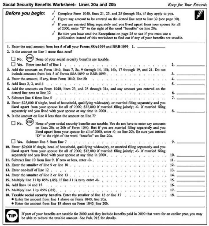 2024 Social Security Worksheet PDF: Complete Free Download