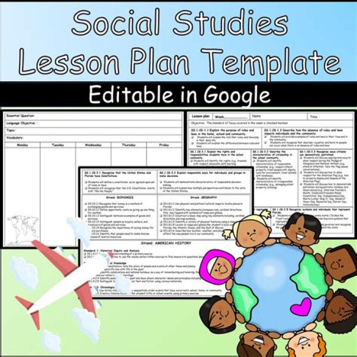Free Social Studies Lesson Plan PDF for Classroom Use