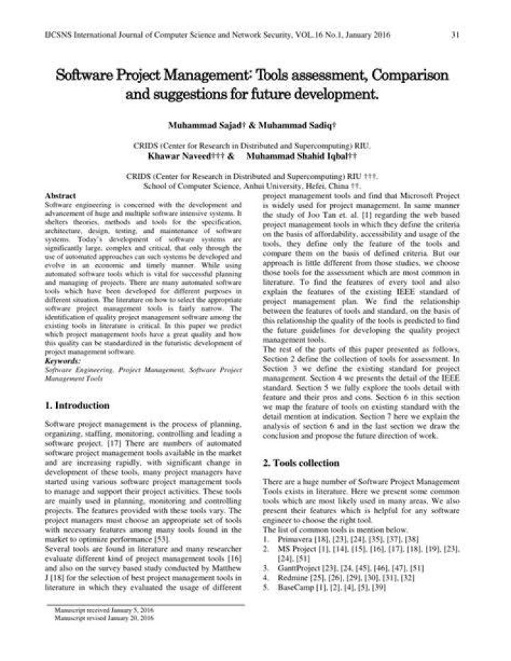 Top Research Papers on Software Project Management in PDF Format