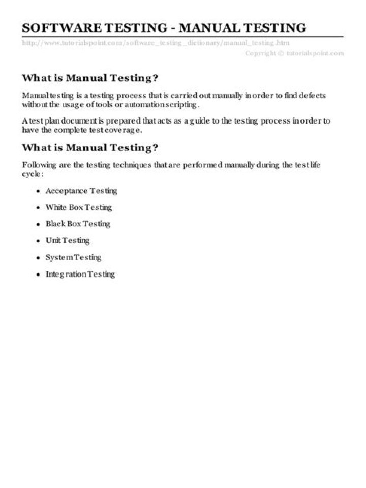 Comprehensive Software Testing Manual: PDF Guide for Effective QA