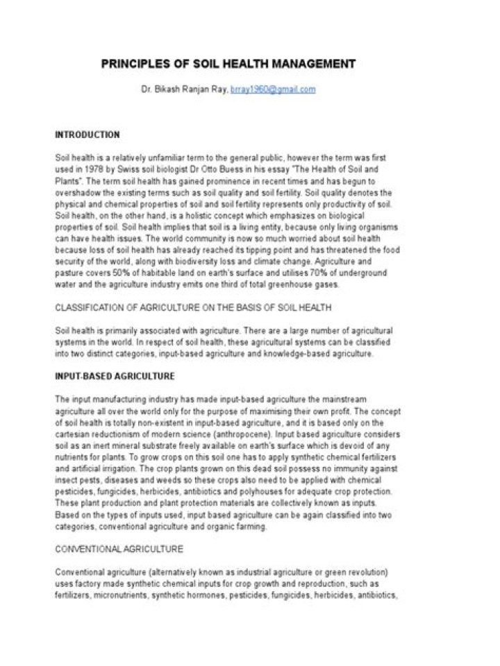 Soil Health Management PDF: Boost Crop Yields & Sustainable Farming