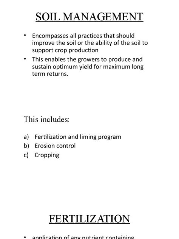 Soil Management Practices PDF: Essential Techniques for Healthy Soil