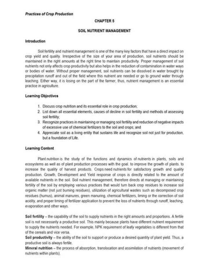Master Soil Nutrient Management: Expert PDF Guide