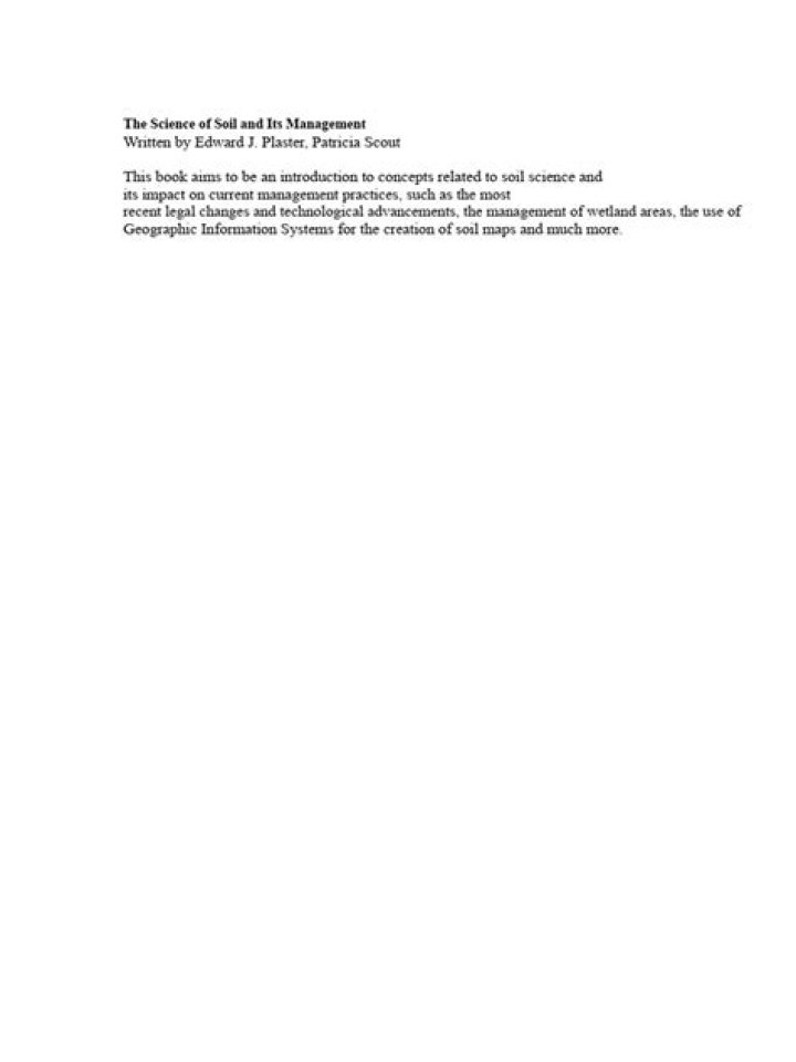 Soil Science and Management PDF: Essential Guide to Healthy Soils