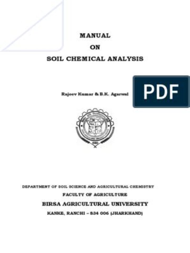 Soil Testing Manual PDF: Essential Guide for Accurate Results