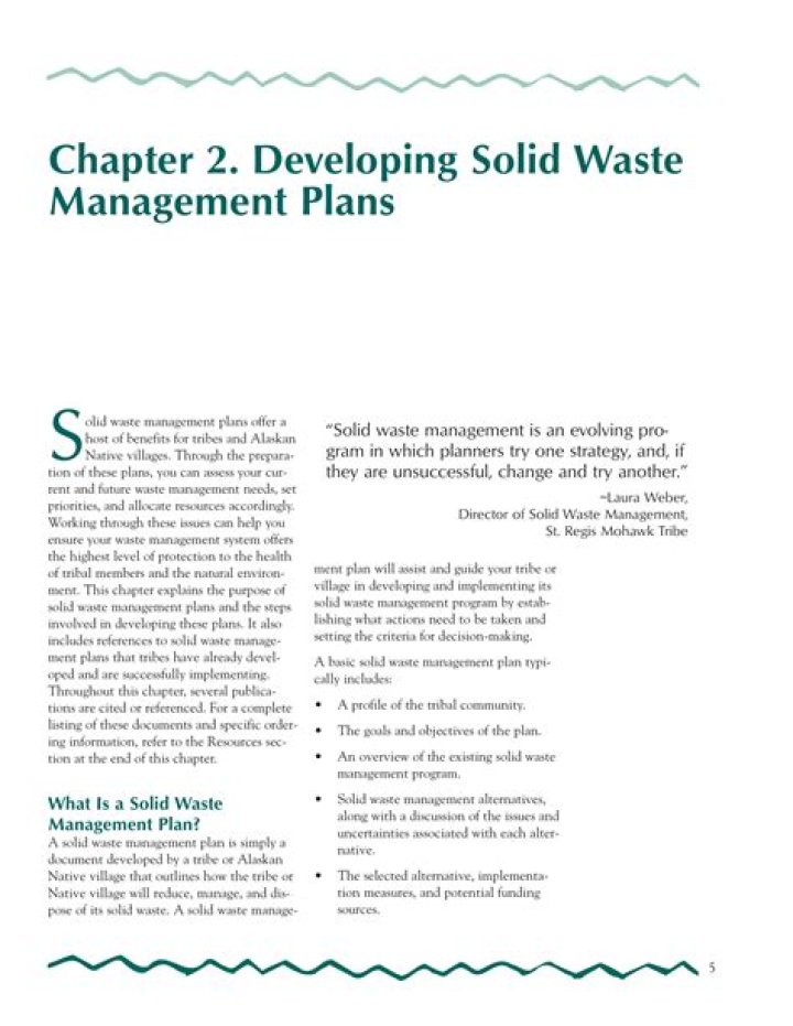 Solid Waste Management Business Plan PDF for Success