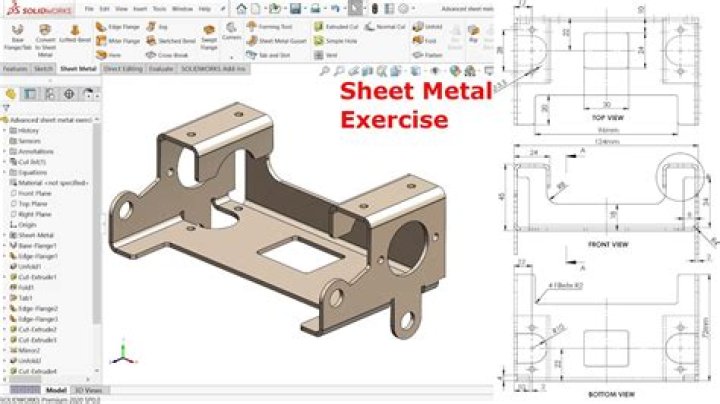 SolidWorks Sheet Metal Tutorial PDF: Step-by-Step Download