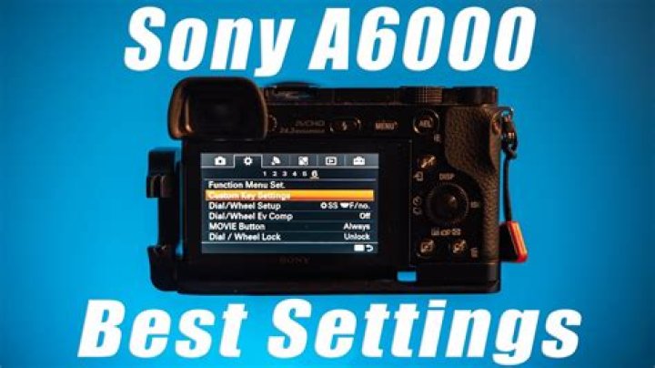 Sony A6000 Settings Cheat Sheet PDF – Quick Guide