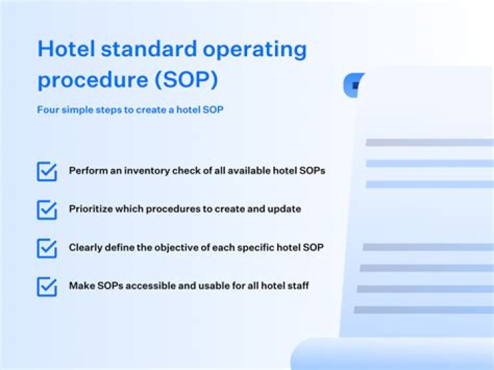 SOP for Hotel Management PDF Free Download – Expert Guide