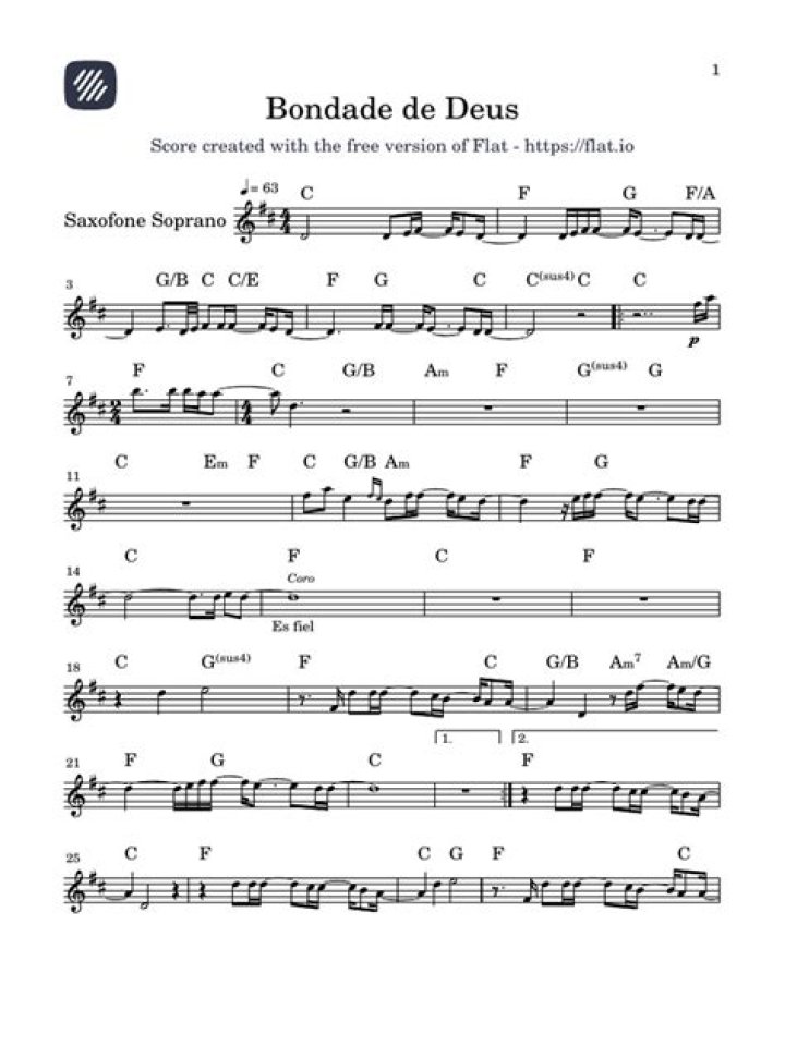 Soprano Saxophone Sheet Music PDF – Download Instantly