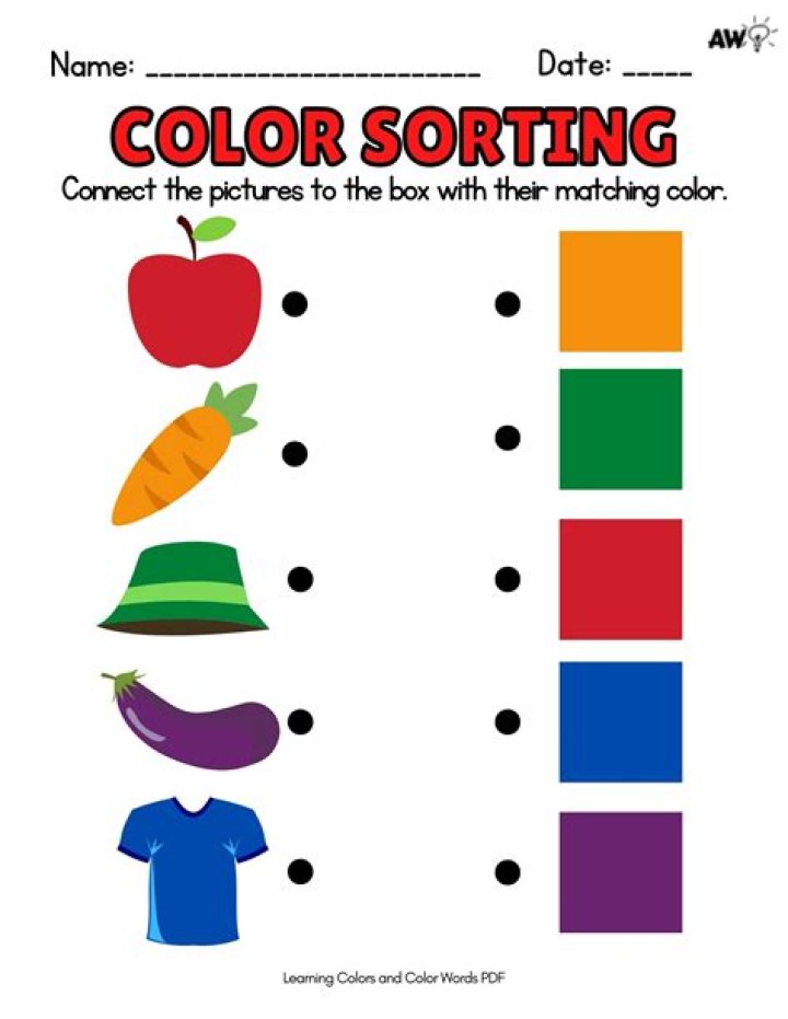 Free Sorting Worksheets for Preschool PDF – Easy Printable Learning Activities