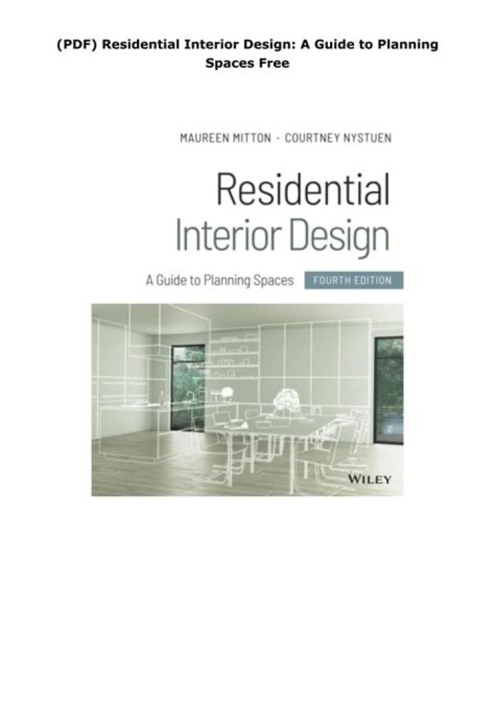 Master Space Planning Interior Design: Free PDF Guide