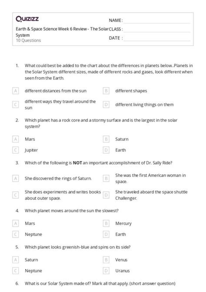 Space Science Questions & Answers PDF: Expert Answers for Students and Enthusiasts