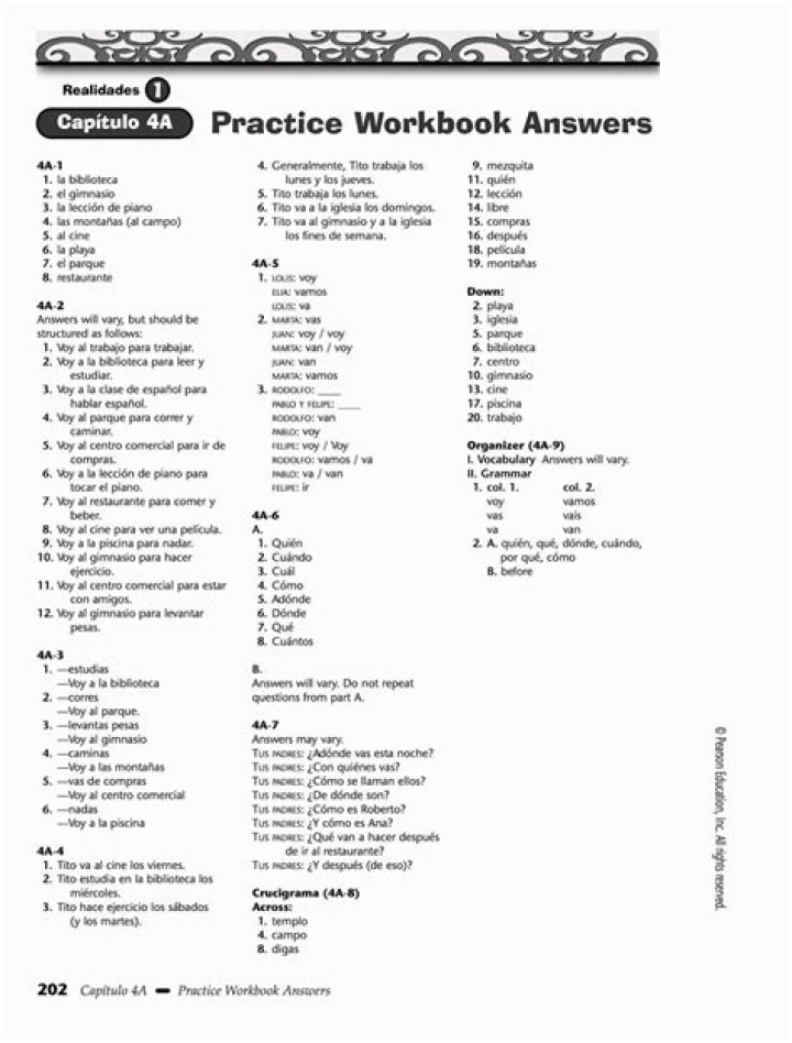 Spanish 2 Workbook Answers PDF with Detailed Solutions