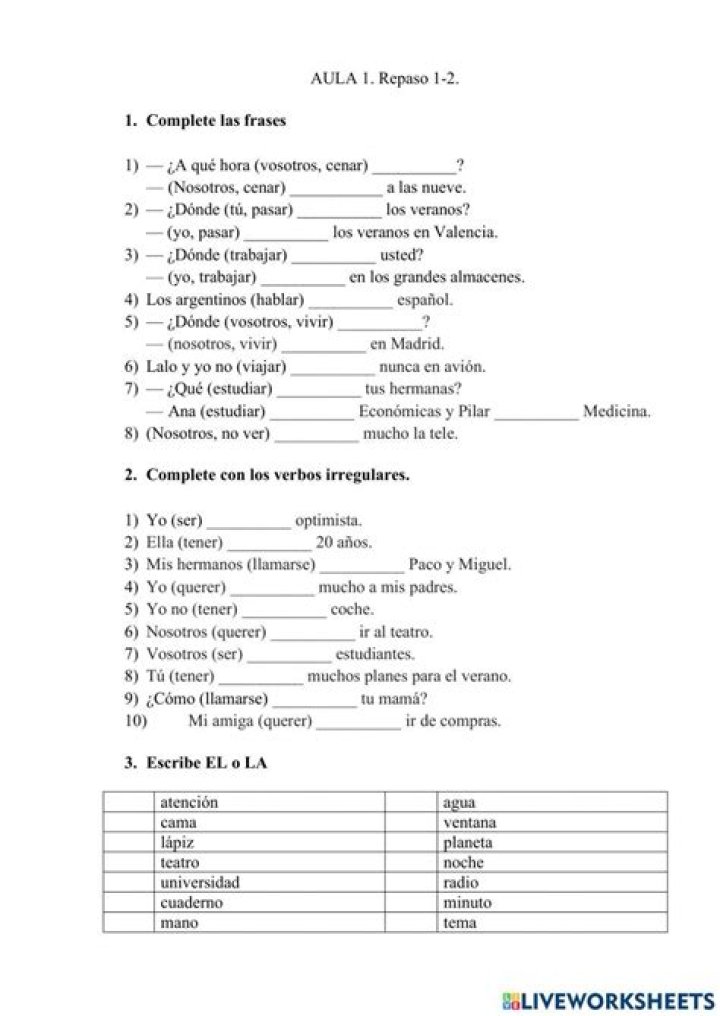 Free Spanish Test PDF Download – Practice Now