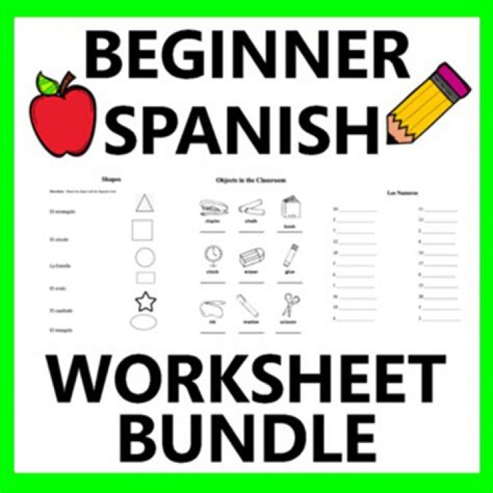 Spanish Worksheet for Beginners PDF: Easy Learning for New Learners