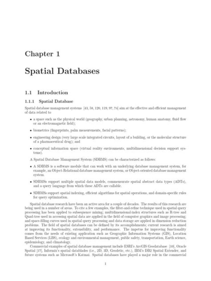 Spatial Database Management System PDF: Mastering Geographic Data Handling