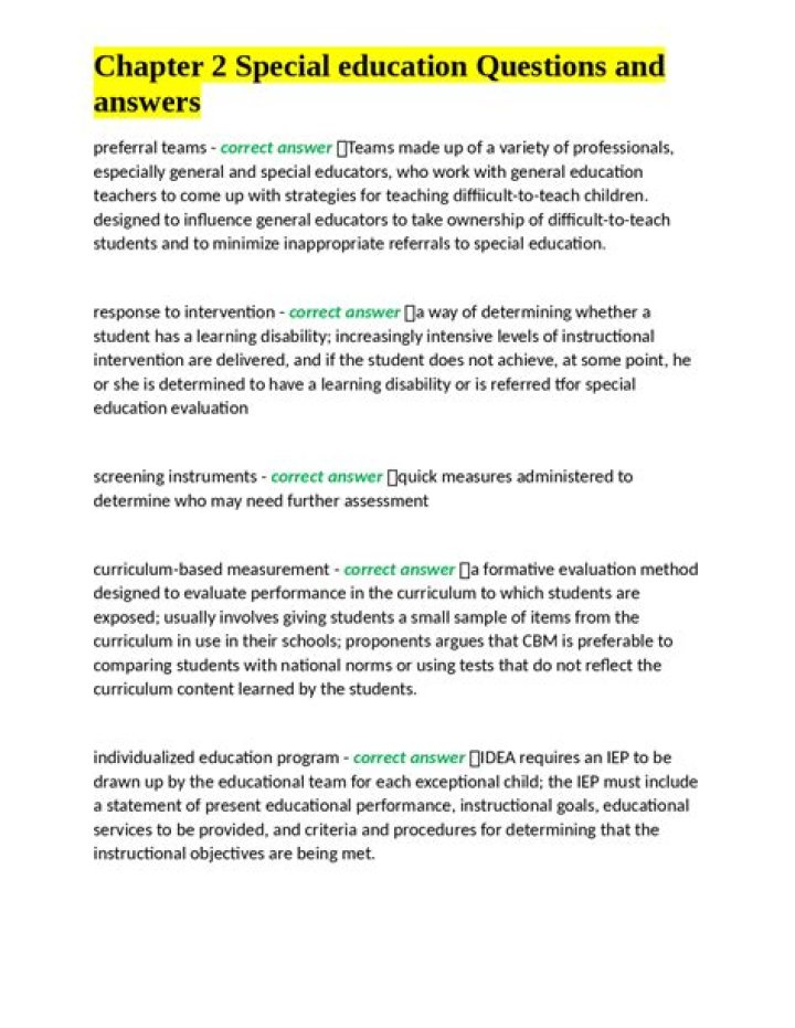 Special Education Questions and Answers PDF: Expert Answers for Parents and Teachers